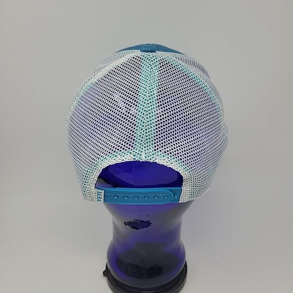 Yeti Coolers Turquoise Tarpon Shark Fish Snapback Trucker Mesh Hat Ball Cap 2016 - Picture 4 of 10